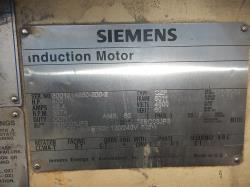 Siemens 400 HP 3600 RPM 5011SD Squirrel Cage Motors 80703